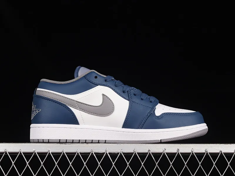All categories Air Jordan Jordan series basketball shoes Air Jordan 1 Low Z version Air Jordan 1 Low "French Blue" AJ1 Joe 1 white blue cultural low-top casual sneakers 553558-412